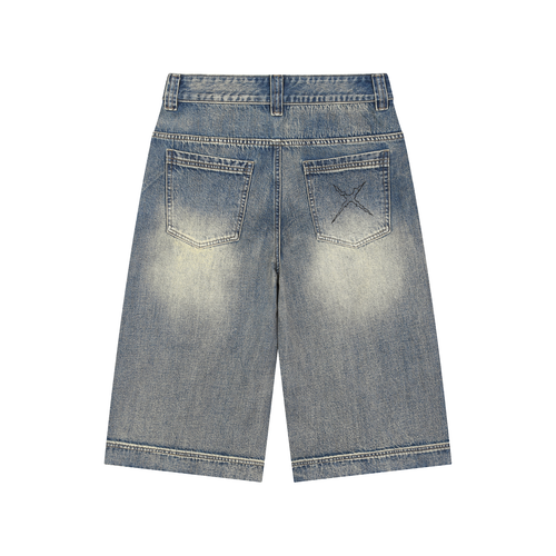 Mens,Jeans,Denim,Shorts,Jean,Luffy,Pirate
